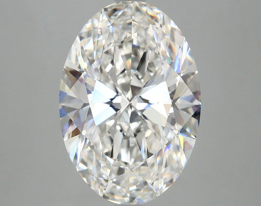 Lab-Grown Oval Diamond - 4.77 Carats, F Color, VS2 Clarity - Certified by IGI - Report Number: LG673405922