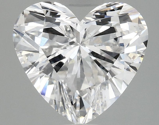 Lab-Grown Heart Diamond - 2.97 Carats, E Color, VS2 Clarity - Certified by IGI - Report Number: LG691590088