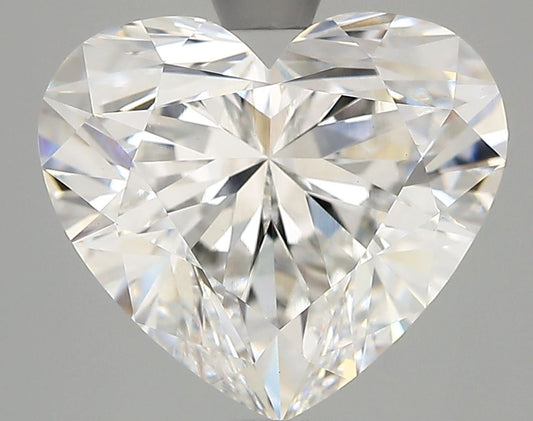Lab-Grown Heart Diamond - 4.05 Carats, F Color, VS1 Clarity - Certified by IGI - Report Number: LG687594191