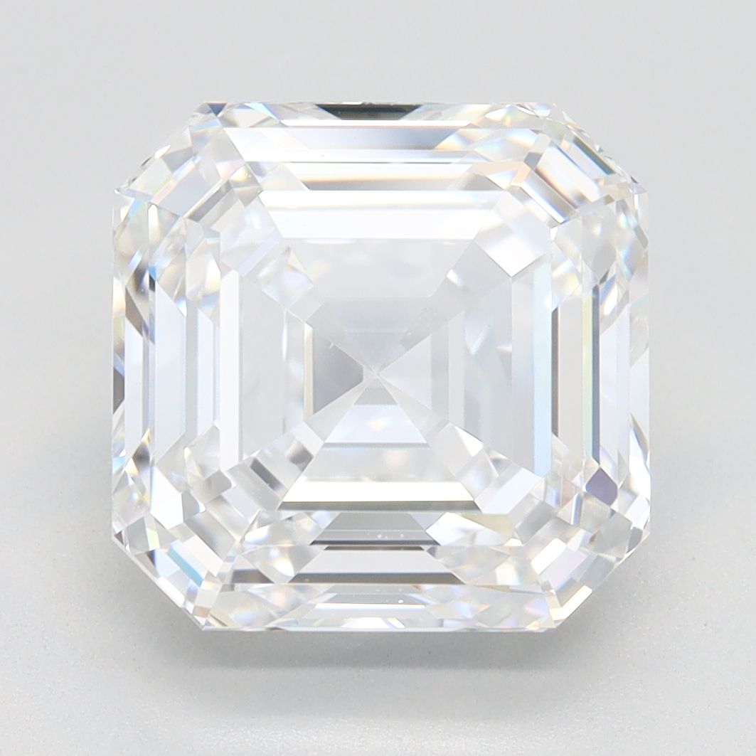 Lab-Grown Asscher Diamond - 4.21 Carats, D Color, VVS2 Clarity - Certified by GIA - Report Number: 1475369522