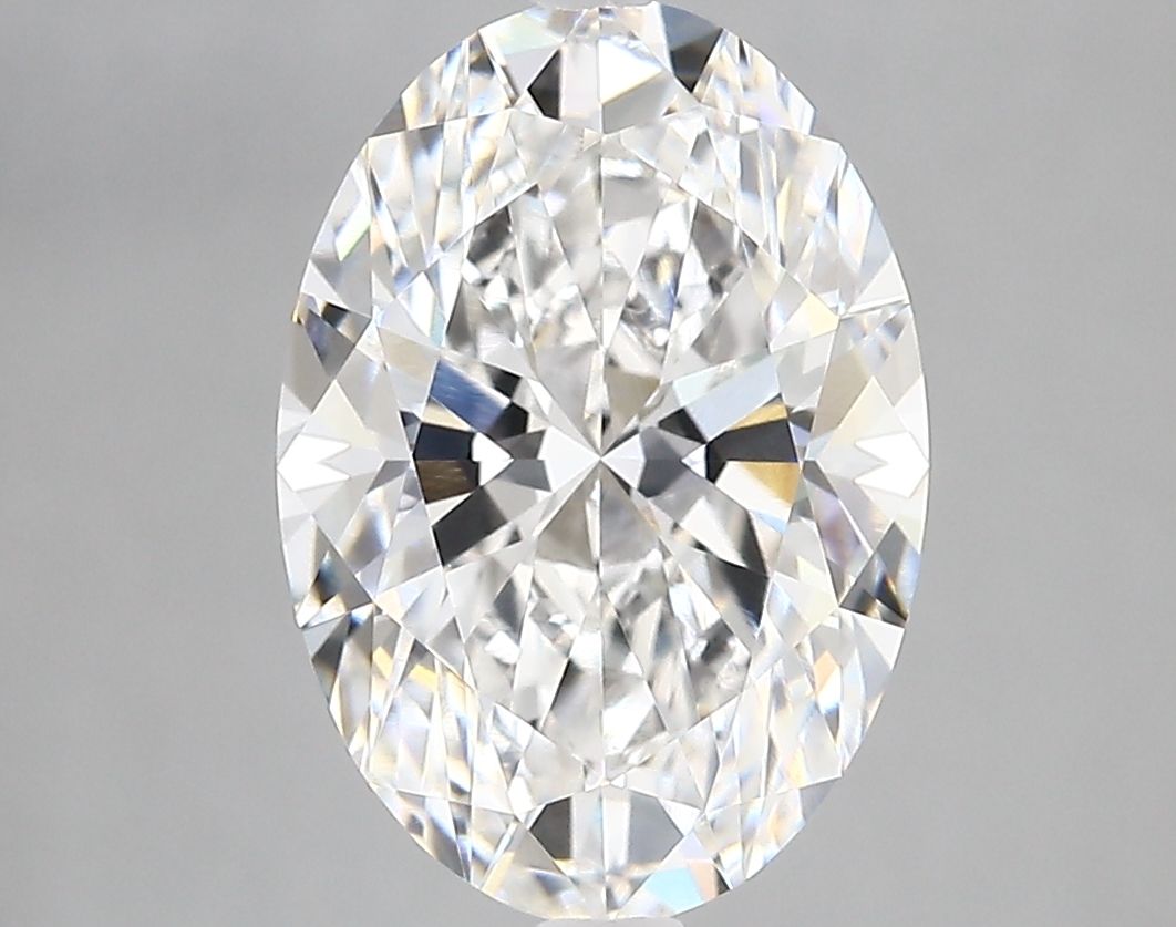 Lab-Grown Oval Diamond - 3.46 Carats, E Color, VVS2 Clarity - Certified by IGI - Report Number: LG662469575