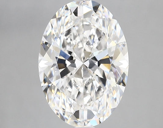 Lab-Grown Oval Diamond - 3.46 Carats, E Color, VVS2 Clarity - Certified by IGI - Report Number: LG662469575