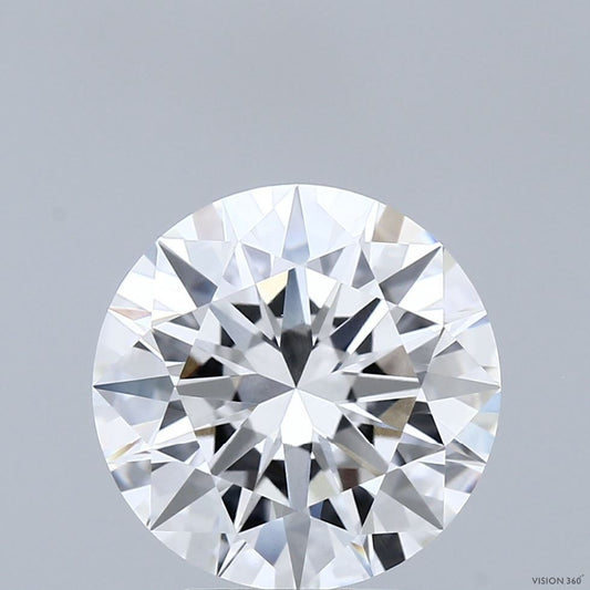 Lab-Grown Round Diamond - 4.51 Carats, E Color, VS1 Clarity - Certified by IGI - Report Number: LG683536366