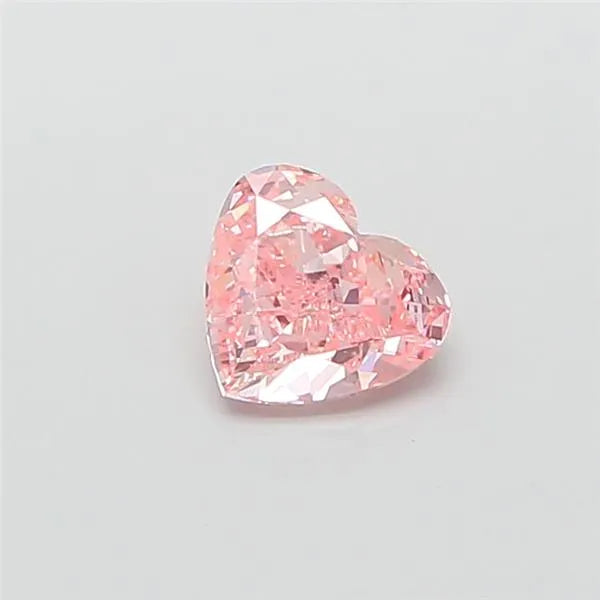 1.00ct Heart Lab Grown Diamond (Colour Fancy Vivid Pink, Clarity VVS2, IGI Certified)