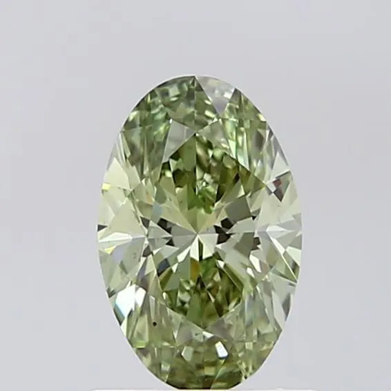1.00ct Oval Lab Grown Diamond (Colour Fancy Intense Green, Clarity VS1, IGI Certified)