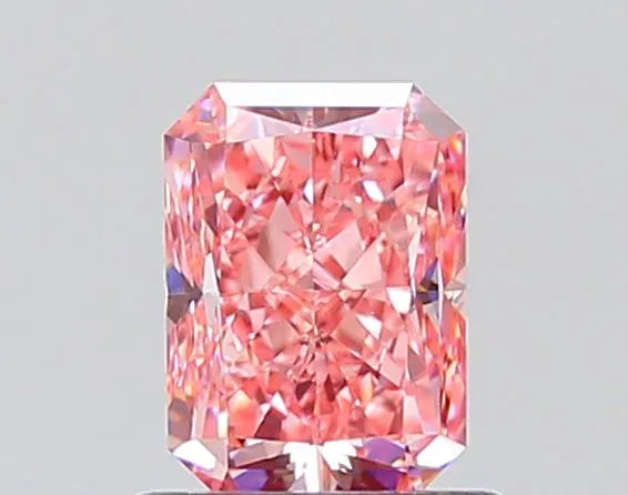 1.00ct Radiant Lab Grown Diamond (Colour Fancy Vivid Pink, Clarity VVS2, IGI Certified)