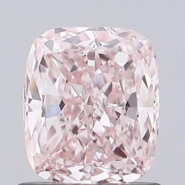 1.01ct Cushion modified Lab Grown Diamond (Colour Fancy Intense Pink, Clarity VS1, IGI Certified)