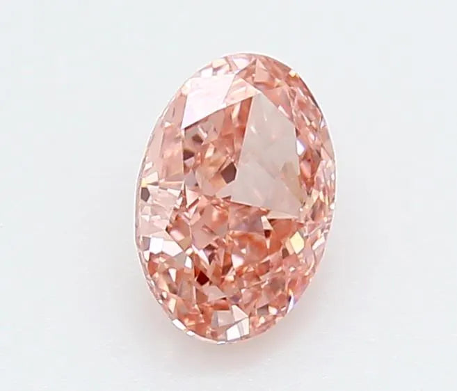 1.01ct Oval Lab Grown Diamond (Colour Fancy Vivid Pink, Clarity VVS2, IGI Certified)