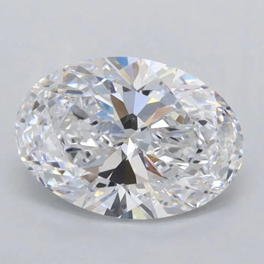 1.02ct Oval Lab Grown Diamond (Colour D, Clarity FL, IGI Certified)