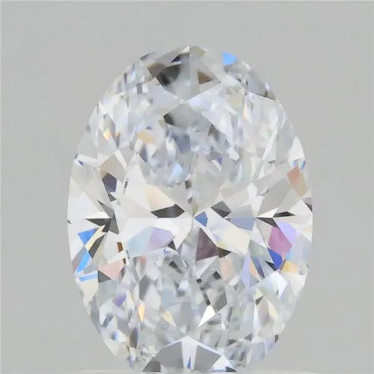 1.02ct Oval Lab Grown Diamond (Colour E, Clarity VVS2, IGI Certified)