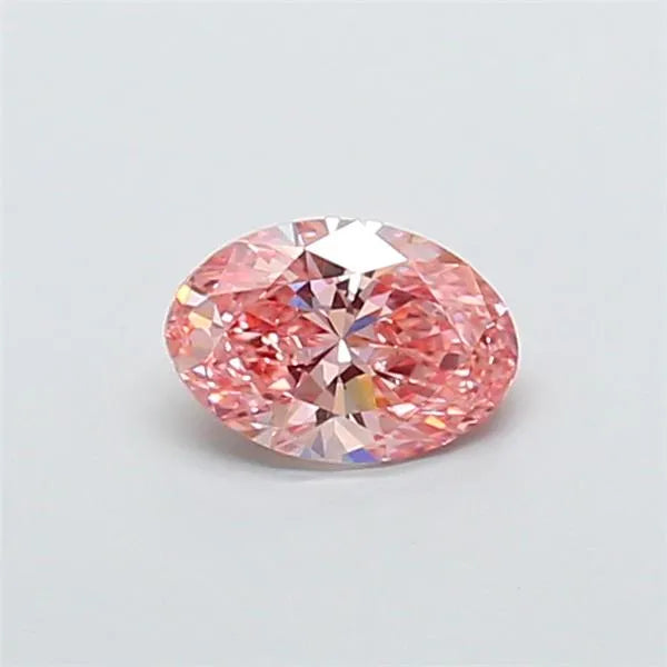 1.02ct Oval Lab Grown Diamond (Colour Fancy Vivid Pink, Clarity VS1, IGI Certified)