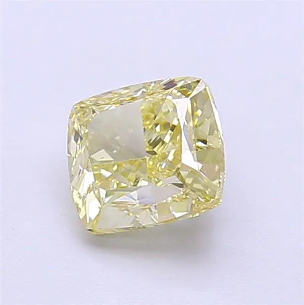 1.03ct Cushion modified Lab Grown Diamond (Colour Fancy Light Yellow, Clarity VS1, IGI Certified)