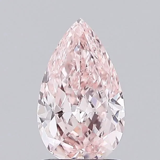 1.03ct Pear Lab Grown Diamond (Colour Fancy Intense Pink, Clarity VVS2, IGI Certified)