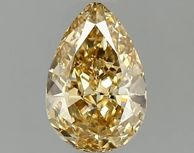 1.03ct Pear Lab Grown Diamond (Colour Fancy Intense Yellow, Clarity VVS2, IGI Certified)