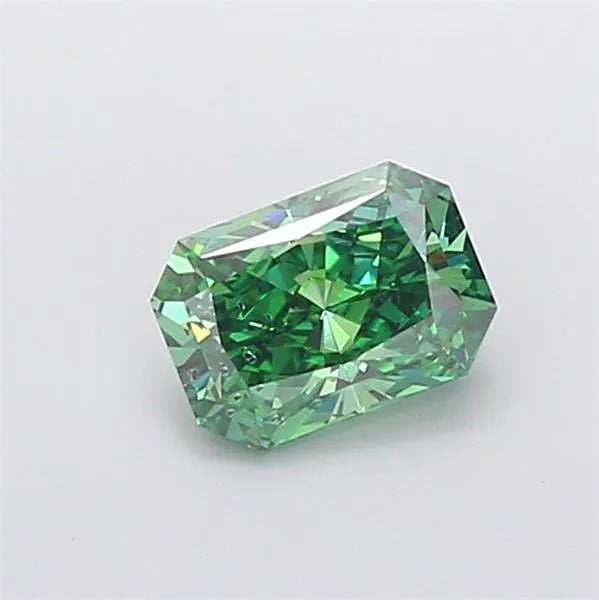 1.03ct Radiant Lab Grown Diamond (Colour Fancy Vivid Green, Clarity SI1, IGI Certified)