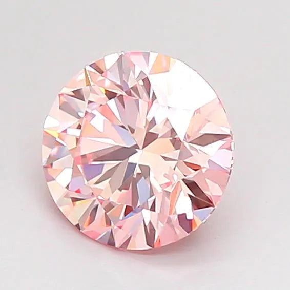 1.03ct Round Lab Grown Diamond (Colour Fancy Intense Pink, Clarity VVS2, Cut ID, IGI Certified)