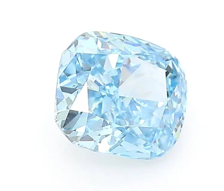 1.04ct Cushion modified Lab Grown Diamond (Colour Fancy Vivid Blue, Clarity VVS1, IGI Certified)