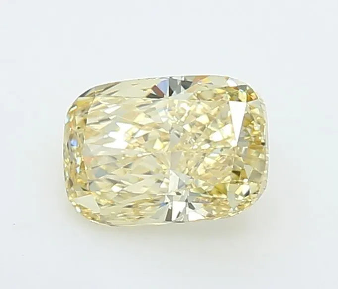 1.04ct Cushion modified Lab Grown Diamond (Colour Fancy Yellow, Clarity VVS2, IGI Certified)
