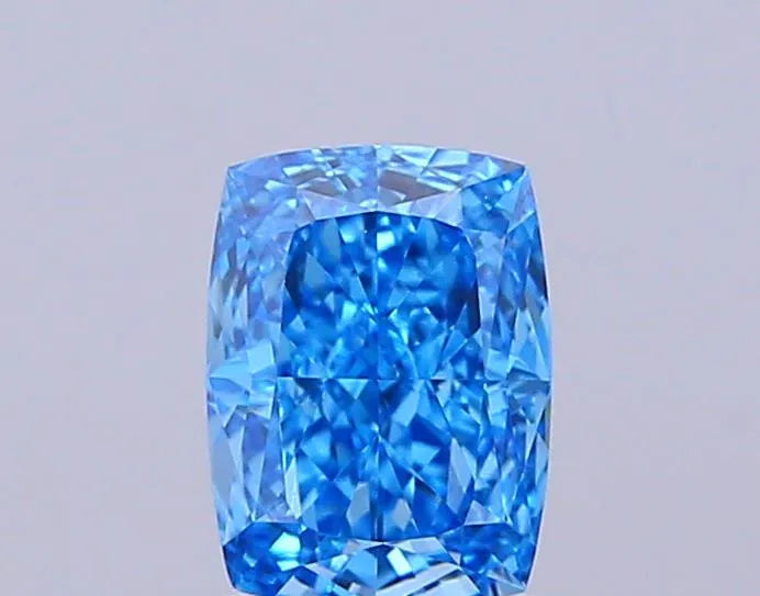 1.07ct Cushion modified Lab Grown Diamond (Colour Fancy Vivid Blue, Clarity VVS2, IGI Certified)