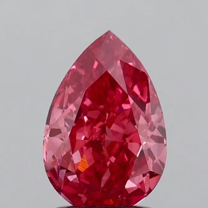 1.07ct Round Lab Grown Diamond (Colour Fancy Deep Orange, Clarity VS1, Cut EX, IGI Certified)