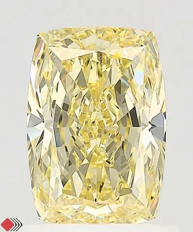 1.08ct Cushion modified Lab Grown Diamond (Colour Fancy Intense Yellow, Clarity VVS1, IGI Certified)