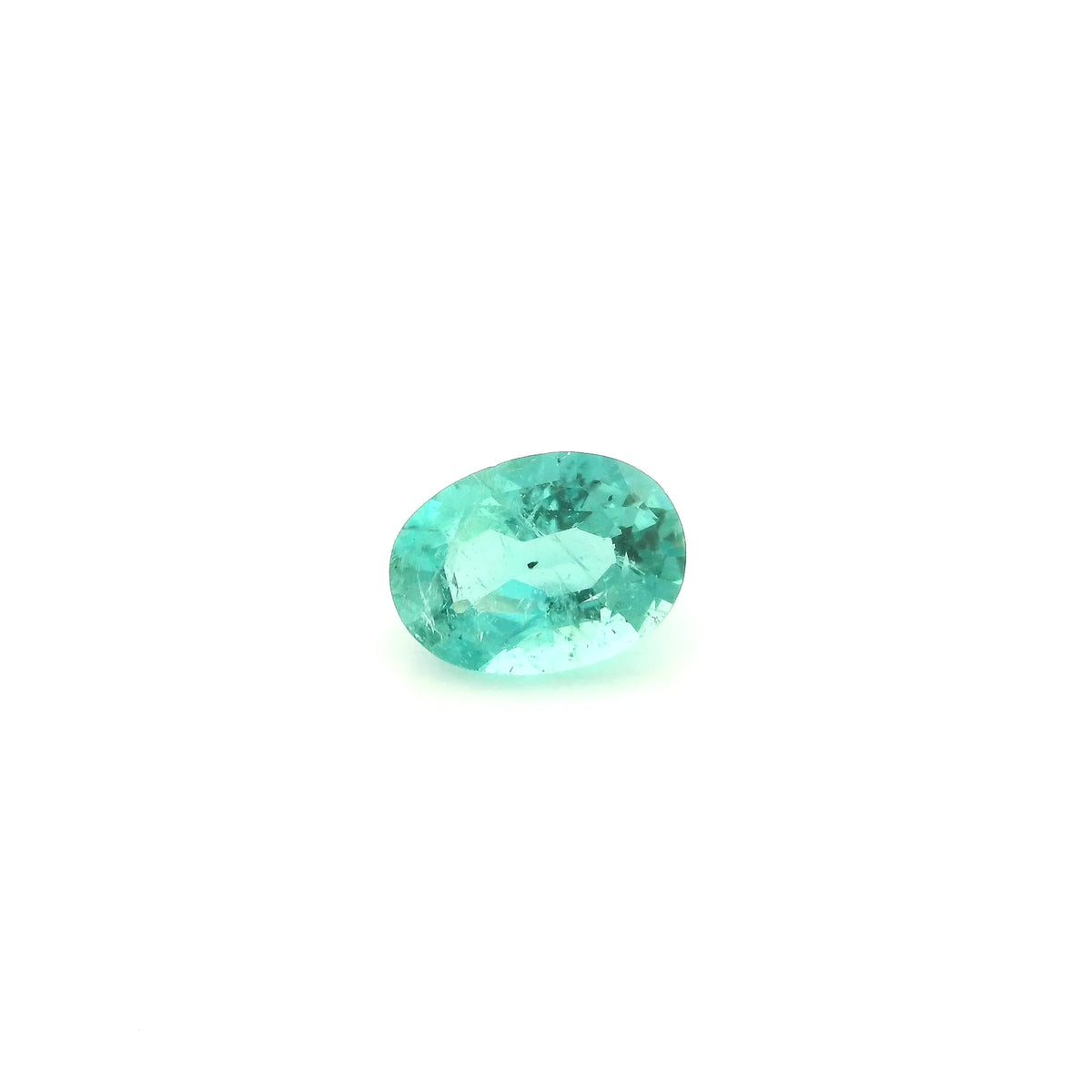 1.08ct Oval Natural Emerald (Colour Green, Clarity Slightly Included, Cut Faceted)