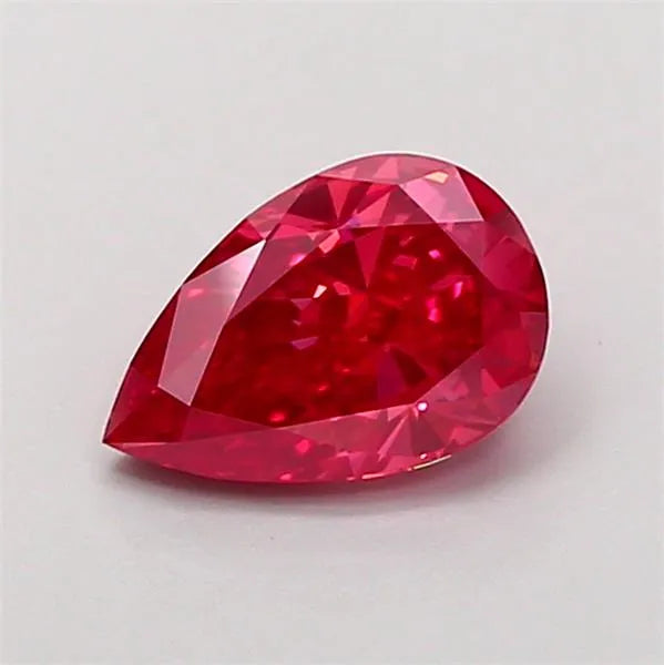 1.08ct Pear Lab Grown Diamond (Colour Fancy Vivid Pink, Clarity VVS2, IGI Certified)