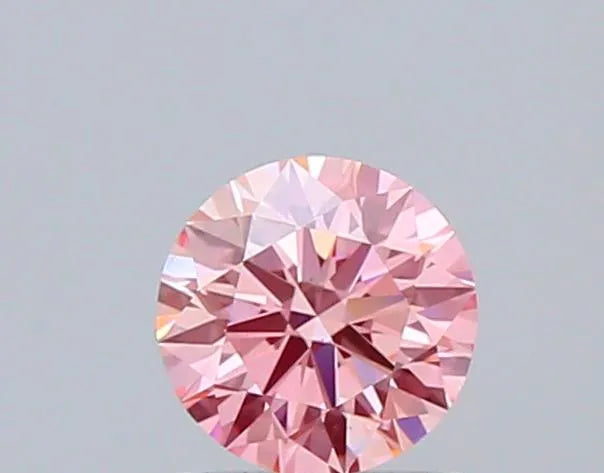 1.09ct Round Lab Grown Diamond (Colour Fancy Intense Pink, Clarity VVS2, Cut ID, IGI Certified)