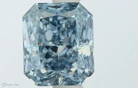 1.13ct Radiant Lab Grown Diamond (Colour Fancy Intense Blue, Clarity VVS1, Cut VG, IGI Certified)