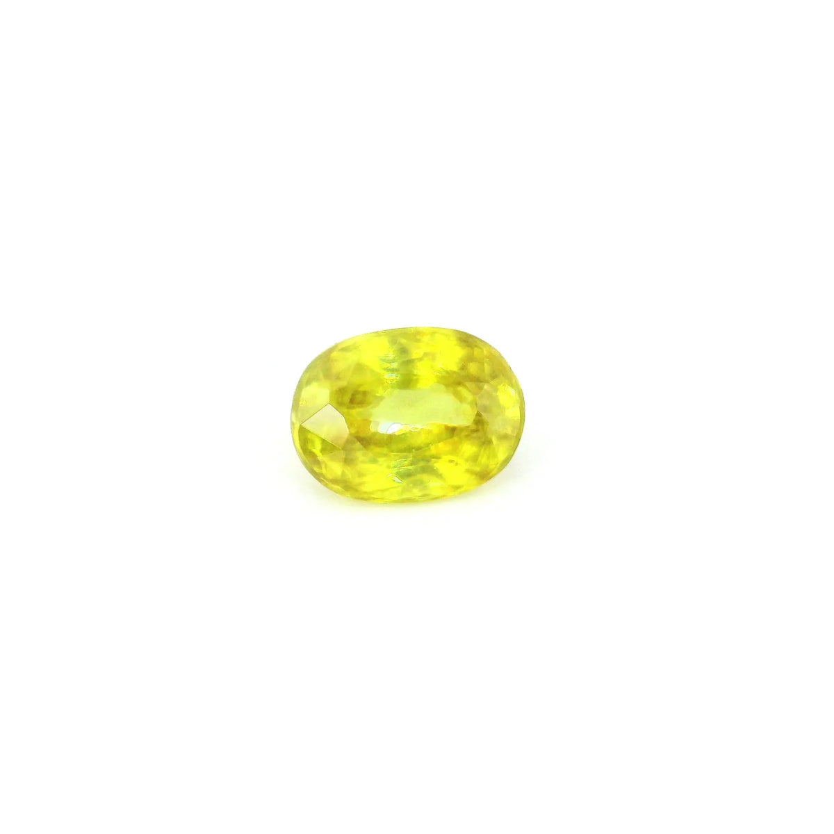 1.15ct Oval Natural Sphene (Colour Yellow, Clarity Slightly Included, Cut Faceted)