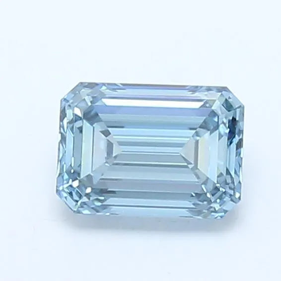 1.20ct Emerald Lab Grown Diamond (Colour Fancy Vivid Blue, Clarity VVS1, IGI Certified)