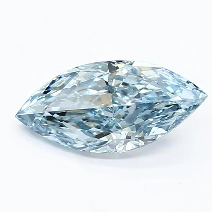 1.20ct Marquise Lab Grown Diamond (Colour Fancy Intense Blue, Clarity VS2, IGI Certified)