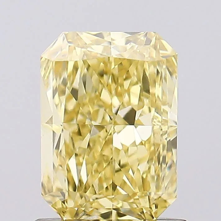 1.23ct Radiant Lab Grown Diamond (Colour Fancy Intense Yellow, Clarity VVS2, IGI Certified)