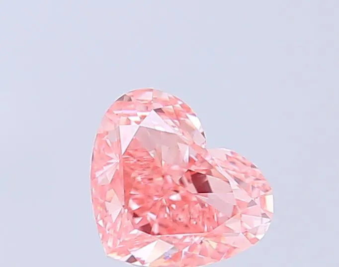 1.27ct Heart Lab Grown Diamond (Colour Fancy Vivid Pink, Clarity VVS2, IGI Certified)