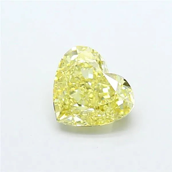1.28ct Heart Lab Grown Diamond (Colour Fancy Intense Yellow, Clarity VS1, IGI Certified)