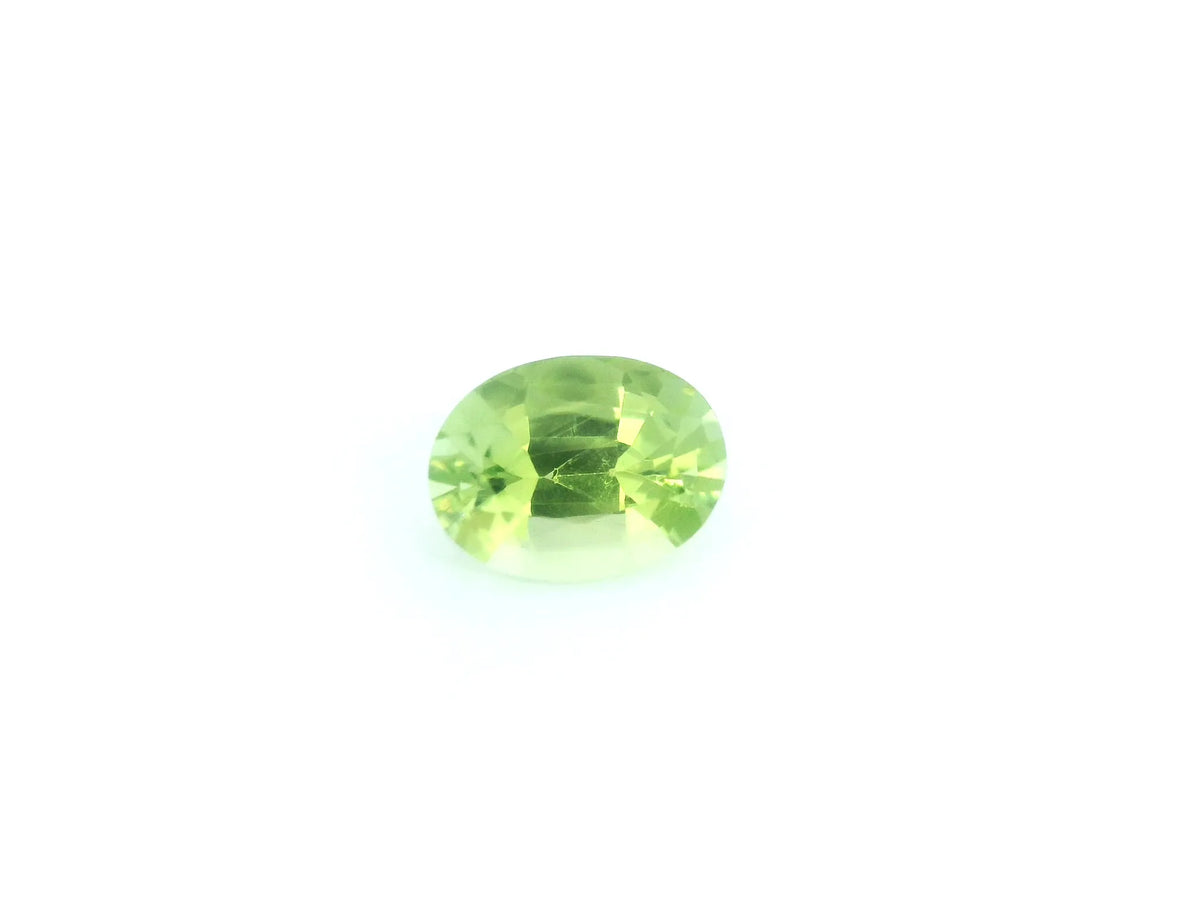 1.28ct Oval Natural Tourmaline (Colour Green, Clarity Eye Clean, Cut Faceted)