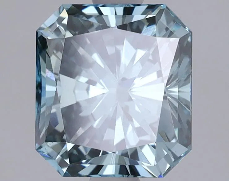1.35ct Radiant Lab Grown Diamond (Colour Fancy Intense Green Blue, Clarity VS1, IGI Certified)