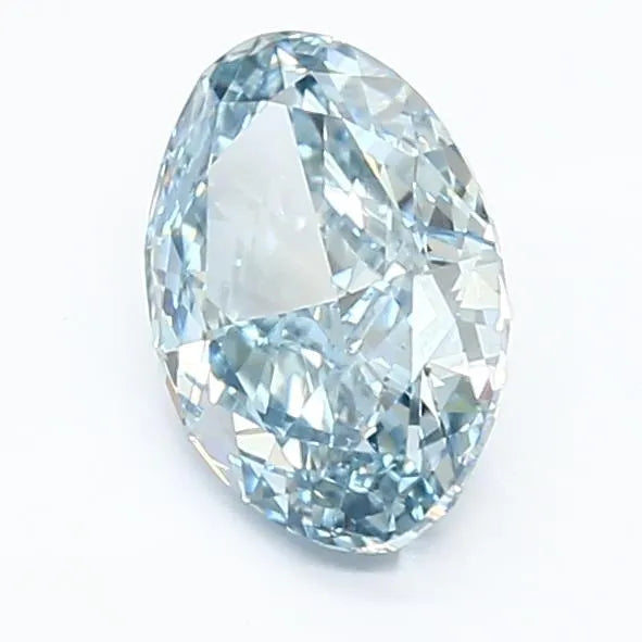 1.41ct Oval Lab Grown Diamond (Colour Fancy Vivid Blue, Clarity VVS2, IGI Certified)