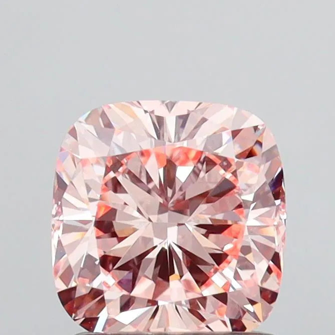 1.45ct Cushion modified Lab Grown Diamond (Colour Fancy Pink, Clarity VVS2, IGI Certified)