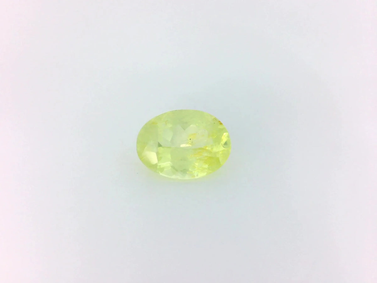 1.45ct Oval Natural Beryl (Colour Yellow, Clarity Slightly Included, Cut Faceted)