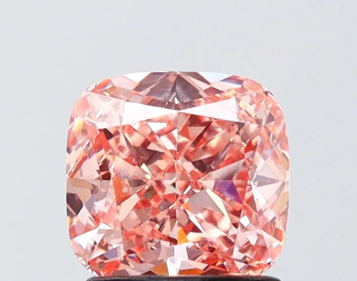 1.51ct Cushion modified Lab Grown Diamond (Colour Fancy Brown Pink, Clarity VS1, IGI Certified)