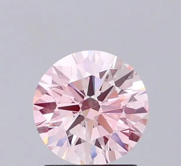 1.51ct Round Lab Grown Diamond (Colour Fancy Intense Pink, Clarity VVS1, Cut ID, IGI Certified)
