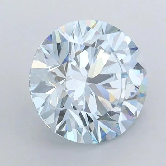 1.52ct Round Lab Grown Diamond (Colour Fancy Blue, Clarity VVS1, Cut ID, IGI Certified)