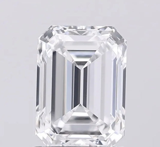 1.55ct Emerald Lab Grown Diamond (Colour E, Clarity VVS2, IGI Certified)