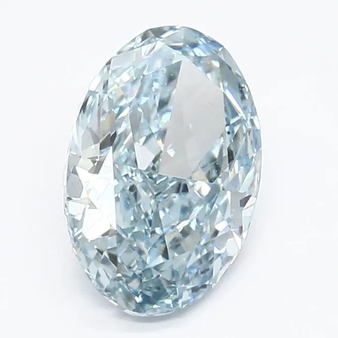 1.60ct Oval Lab Grown Diamond (Colour Fancy Intense Blue, Clarity VS1, IGI Certified)