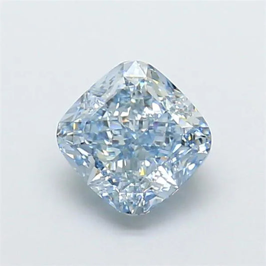 1.66ct Cushion modified Lab Grown Diamond (Colour Fancy Blue, Clarity VVS2, IGI Certified)
