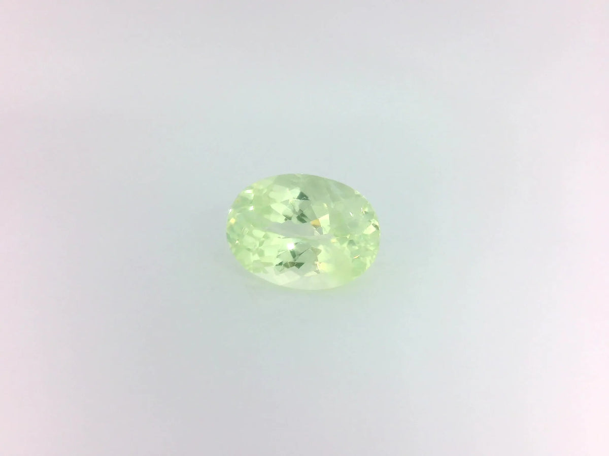 1.71ct Oval Natural Beryl (Colour Green, Clarity Slightly Included, Cut Faceted)