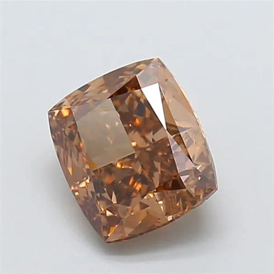 1.76ct Cushion modified Lab Grown Diamond (Colour Fancy Brown, Clarity VVS2, IGI Certified)
