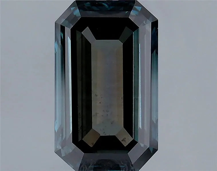 1.78ct Emerald Lab Grown Diamond (Colour Fancy Deep Blue Green, Clarity VS2, Cut VG, IGI Certified)