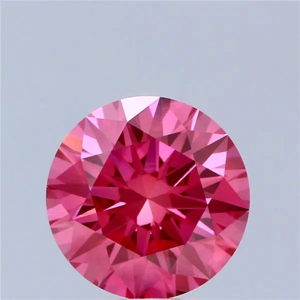 1.80ct Round Lab Grown Diamond (Colour Fancy Vivid Pink, Clarity VS1, Cut ID, IGI Certified)